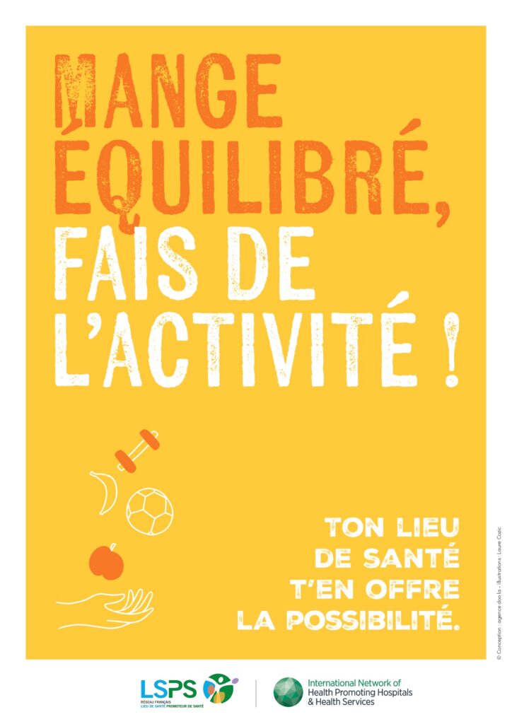 Campagne prévention santé LSPS "Mange équilibré, fais de l'activité !" LSPS x RESPADD